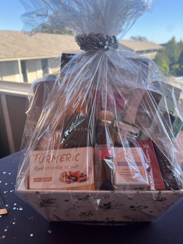 Gift basket, ladies, beauty products